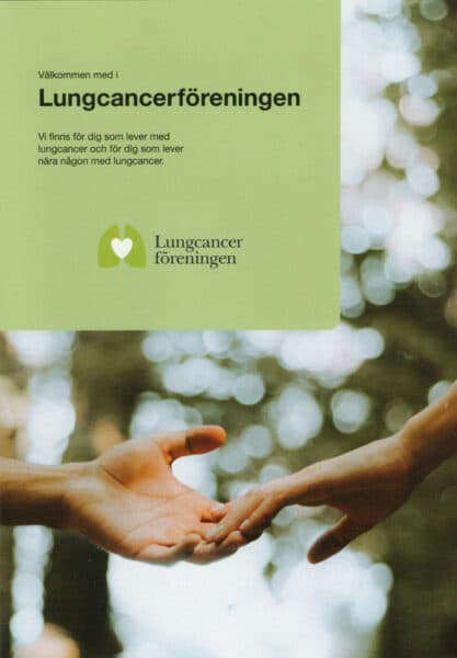 Broschyr - Välkommen med i Lungcancerföreningen