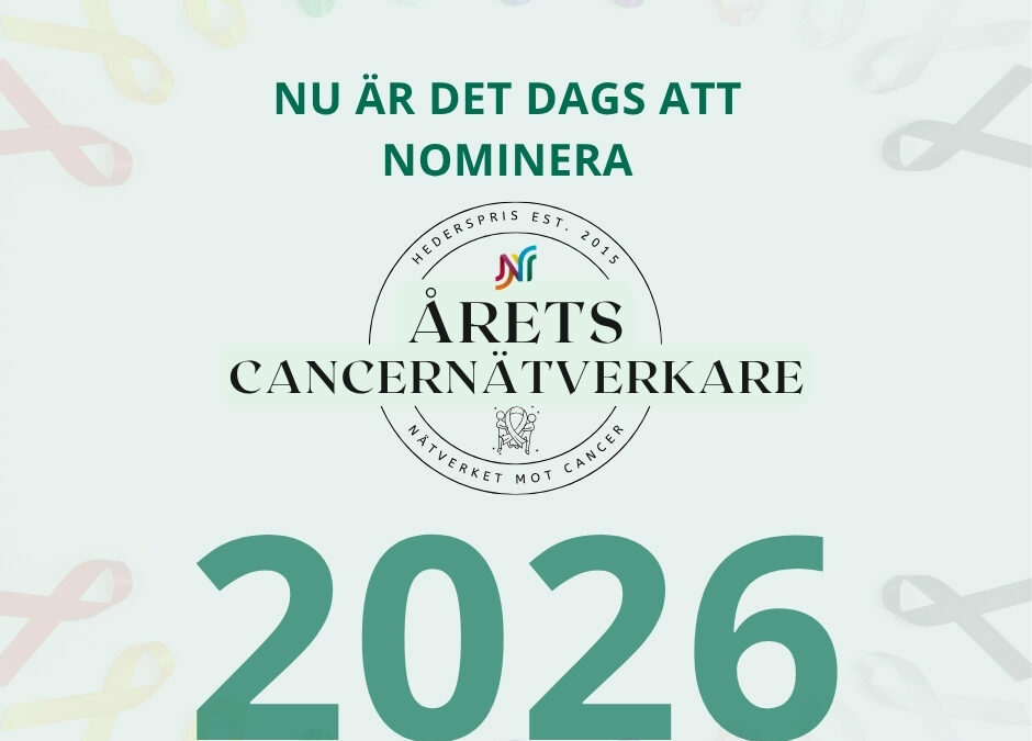 Dags att nominera årets cancernätverkare