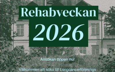 Dags att ansöka till Lungcancerföreningens Rehabvecka 2026