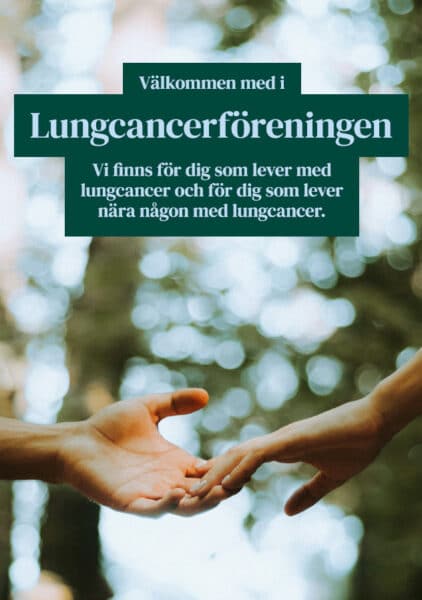 Om Lungcancerföreningen broschyr