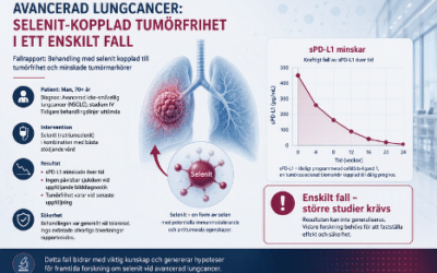 Studie vid Karolinska Universitetssjukhuset visar hur selen använts framgångsrikt i behandling av lungcancer