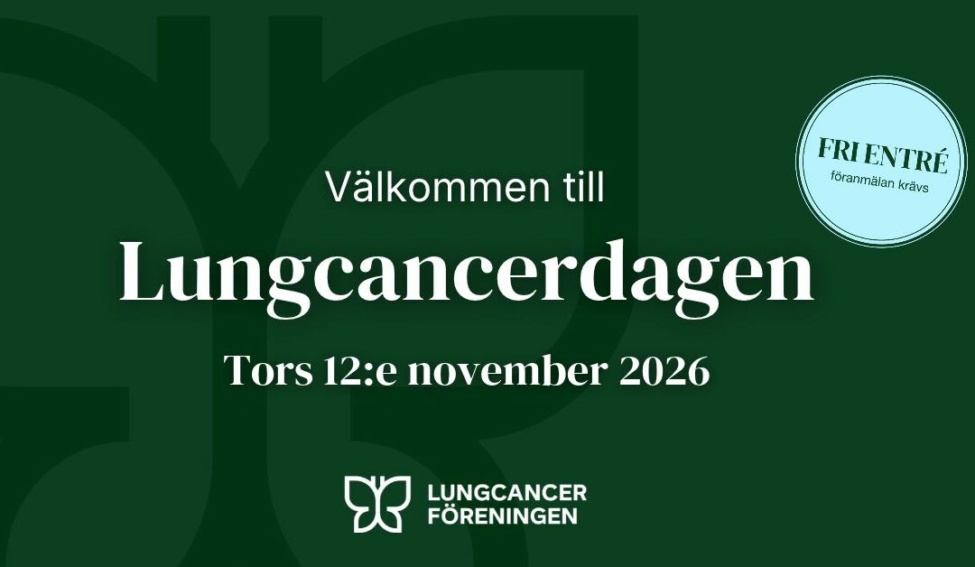 Lungcancerdagen den 12 november 2026